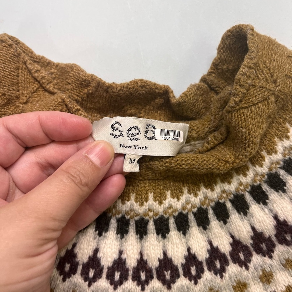 *Final Price* Sea New York Fair Isle Knit Wool Sweater - Picture 8 of 12